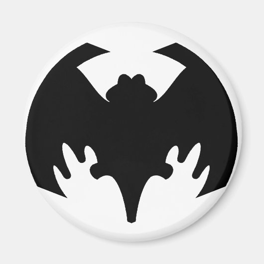 Bat Black Het museum Zazzle geschenken Magneet (Voorkant)
