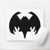 Bat Black Het museum Zazzle geschenken Muismat (Met muis)