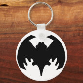 Bat Black Het museum Zazzle geschenken Sleutelhanger (Voorkant)