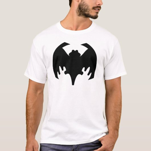 Bat Black Het museum Zazzle geschenken T-shirt (Voorkant)