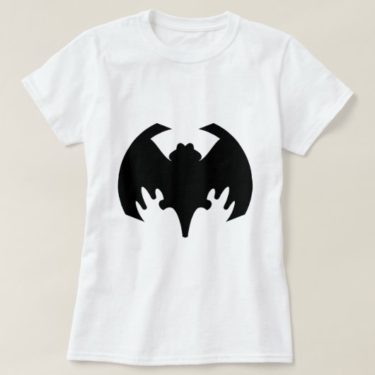 Bat Black Het museum Zazzle geschenken T-shirt (Design voorkant)