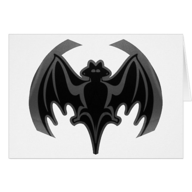 Bat Black In het MUSEUM Zazzle Gifts (Voorkant Horizontaal)