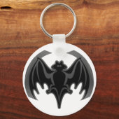 Bat Black In het MUSEUM Zazzle Gifts Sleutelhanger (Voorkant)