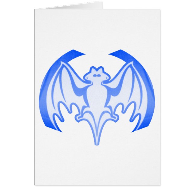 Bat Blue In het MUSEUM Zazzle Gifts (Voorkant)