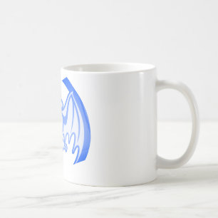 Bat Blue In het MUSEUM Zazzle Gifts Koffiemok
