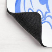Bat Blue In het MUSEUM Zazzle Gifts Muismat (Hoek)