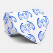 Bat Blue In het MUSEUM Zazzle Gifts Stropdas (Opgerold)