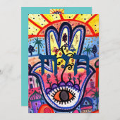 Bat B'nai Mitzvah-uitvindingen in de levensbar Kaart (Voorkant / Achterkant)