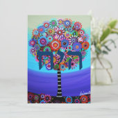 Bat B'nai Mitzvah-uitvindingen in de levensbar Kaart (Staand voorkant)