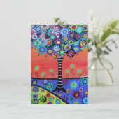 Bat B'Nai Mitzvah-uitvindingen in de levensbar Kaart (Staand voorkant)