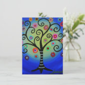 Bat B'Nai Mitzvah-uitvindingen in de levensbar Kaart (Staand voorkant)