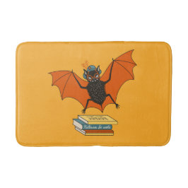 Bat Book Lover Grappige Halloween Badmat