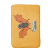 Bat Book Lover Grappige Halloween Badmat (Voorkant Verticaal)