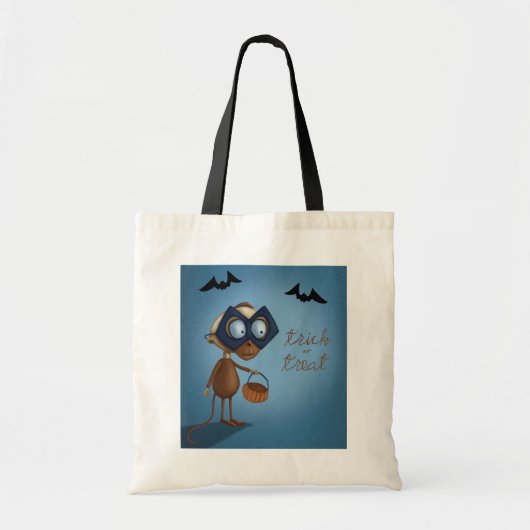 Bat Boy Trick or treat Halloween Tote Bag (Voorkant)