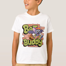 Bat Buddy Halloween Trick or Treat Kids T-Shirt 