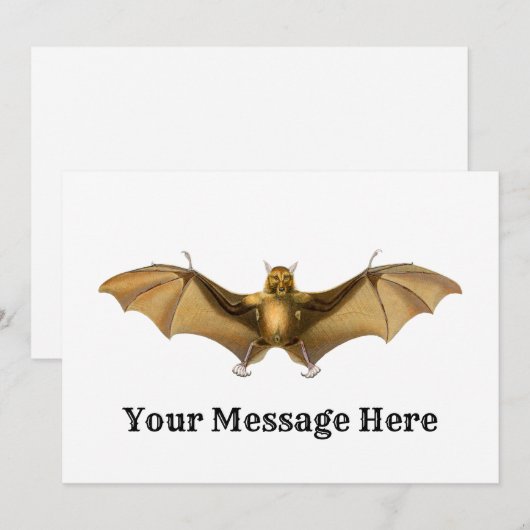  bat cadeau kaart (Voorkant / Achterkant)