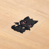 - "Bat Cat Blaze" Acryl Uitnodigingen (Laagn)