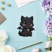 - "Bat Cat Blaze" Acryl Uitnodigingen (Insitu (Huwelijk))