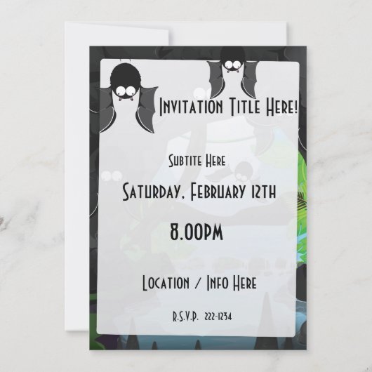 Bat Cave Kaart (Achterkant)