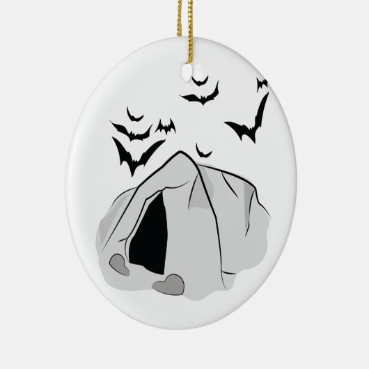 Bat Cave Keramisch Ornament (Rechts)
