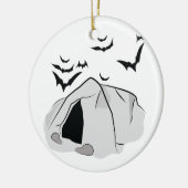 Bat Cave Keramisch Ornament (Links)