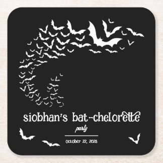 Bat-chelorette Halloween Bachelorette-feest Kartonnen Onderzetters