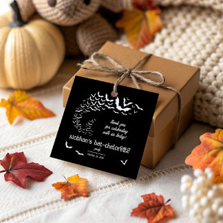 Bat-chelorette Halloween Bachelorette-feestje Bedankjes Labels