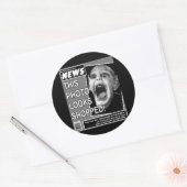 Bat Child Chicanery Ronde Sticker (Envelop)