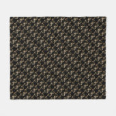 Bat Chinese Sybol Fleece Blanket (Voorkant (Horizontaal))