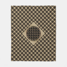 Bat Chinese Symbol Fleece Blanket Deken