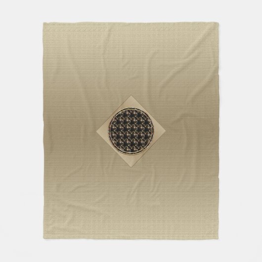 Bat Chinese Symbol Fleece Blanket Deken (Voorkant)