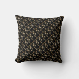 Bat Chinese Symbol Throw Pillow Kussen
