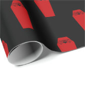 Bat Coffin Cadeaupapier (Rol Hoek)