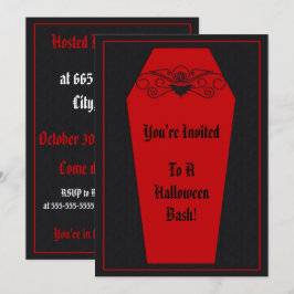 Bat Coffin Uitnodiging