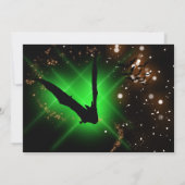 Bat colony green night vuurvliegjes volwassen hall kaart (Achterkant)