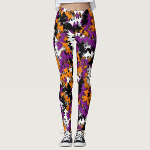 Bat Confetti Leggings - Multi