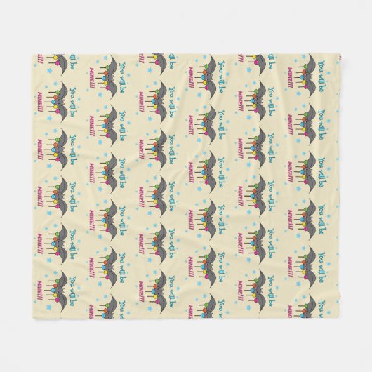 Bat Craving Lollipops Fleece Deken (Voorkant (Horizontaal))