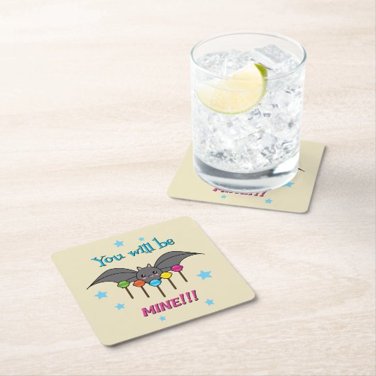 Bat Craving Lollipops Kartonnen Onderzetters (Insitu)