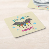 Bat Craving Lollipops Kartonnen Onderzetters (Schuin)