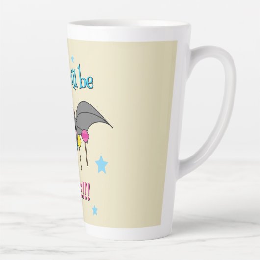 Bat Craving Lollipops Latte Mok (Rechts)