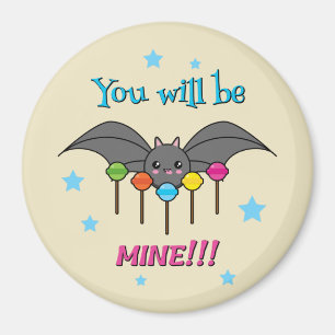 Bat Craving Lollipops Magneet