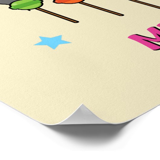 Bat Craving Lollipops Poster (Hoek)