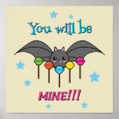 Bat Craving Lollipops Poster (Voorkant)