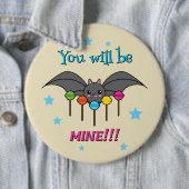 Bat Craving Lollipops Ronde Button 6,0 Cm (In situ)