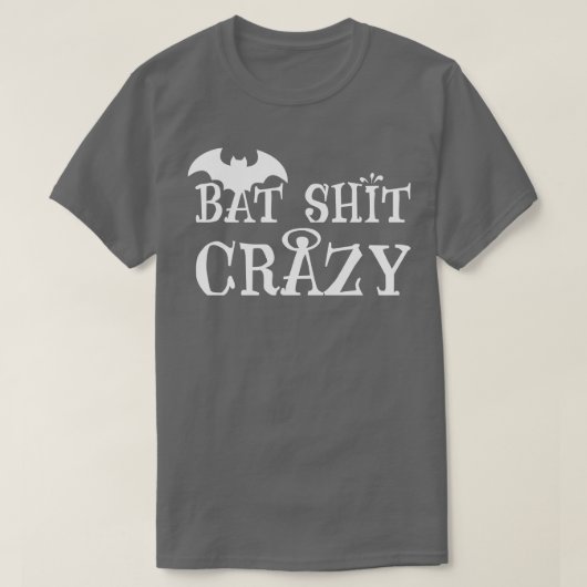Bat Crazy T-shirt (Design voorkant)