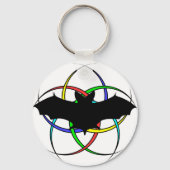 Bat Crescent Design Sleutelhanger (Voorkant)