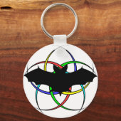 Bat Crescent Design Sleutelhanger (Voorkant)