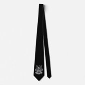 Bat Crest Grijs - Stropdas #1 (Voorkant)