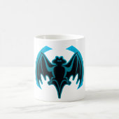 Bat Cyan Het museum Zazzle geschenken Koffiemok (Center)