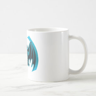 Bat Cyan Het museum Zazzle geschenken Koffiemok